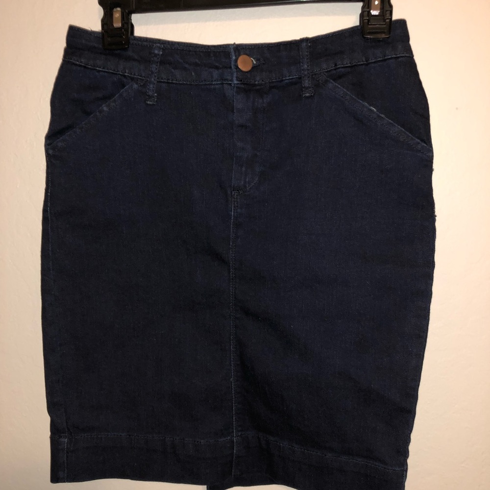 Jean pencil skirt